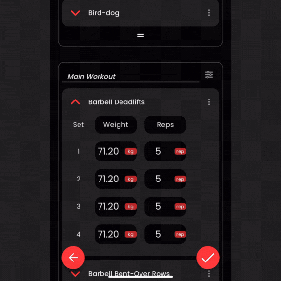 One Rep Max Calculator demonstration
